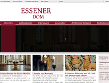 Tablet Screenshot of dom-essen.de